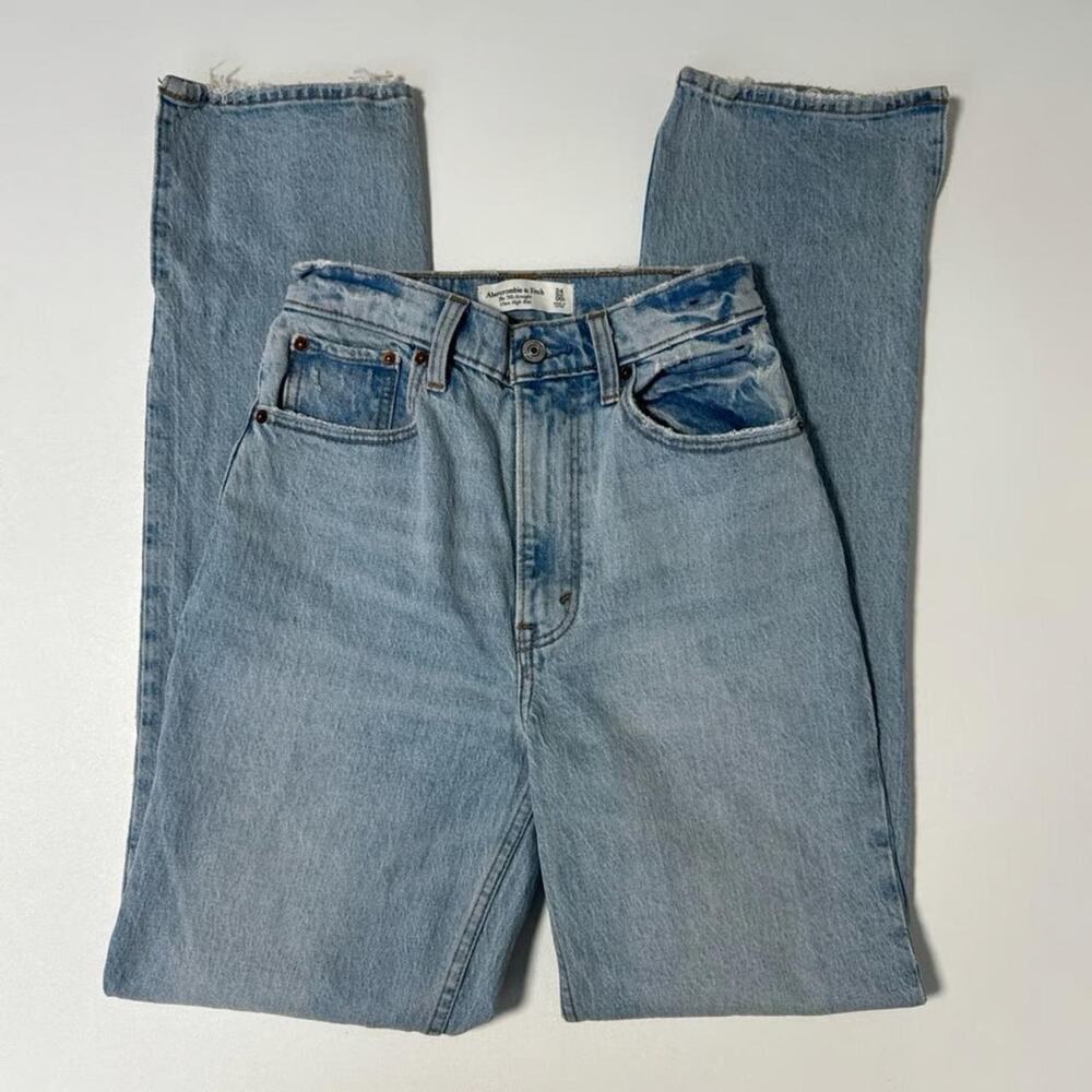 Abercrombie & Fitch 90's Straight Ultra High Rise Curve Love Jean